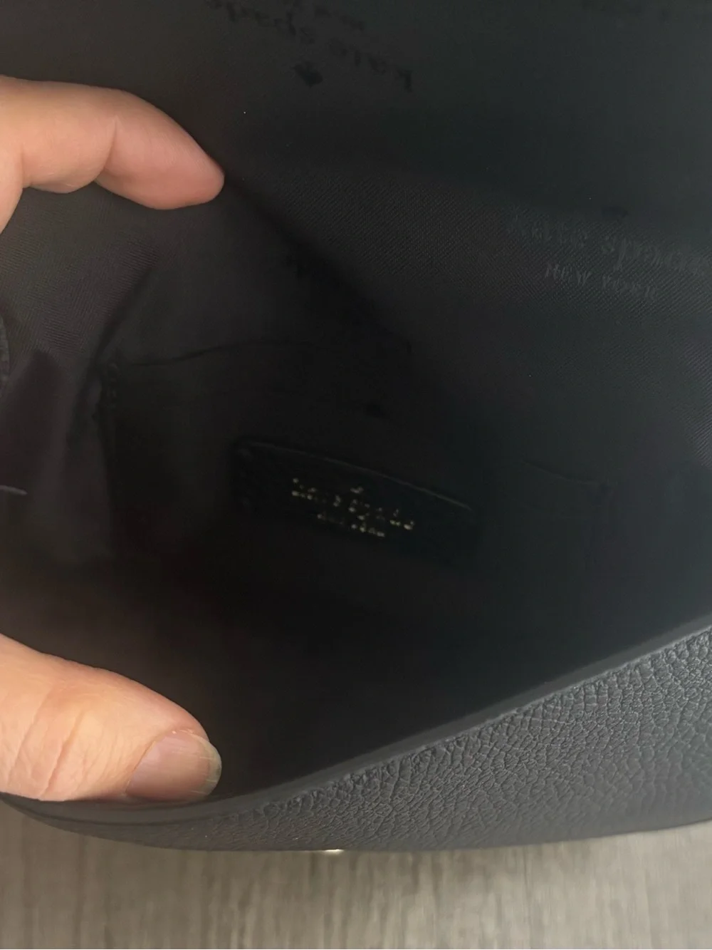 Kate Spade Leila Pebbled Leather Mini Flap Crossbody Bag - Black